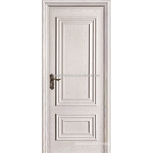 2 Panel Swing Opening White Painted Veneered Interior MDF Raised Molding Doors